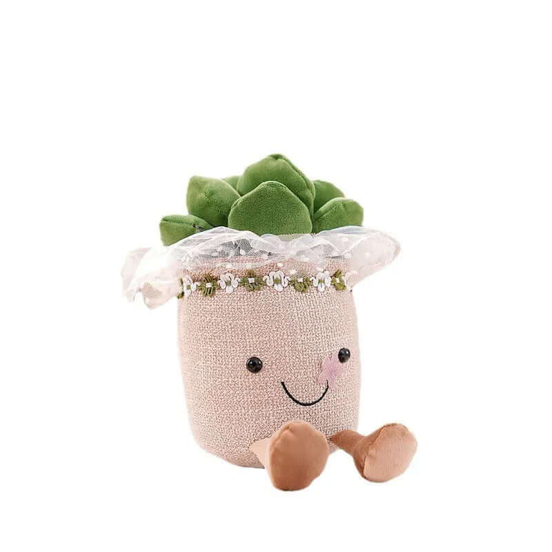 Peluche fleur câline - compagnon d'oreiller doux