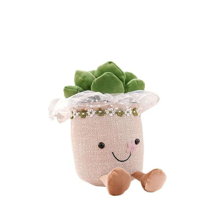 Peluche fleur câline - compagnon d'oreiller doux