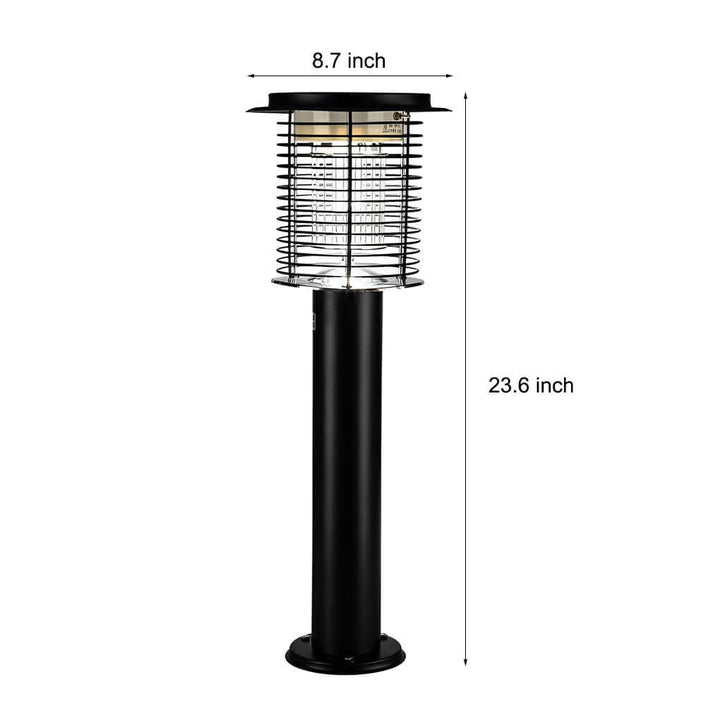 Piège à moustiques solaire étanche avec lumière LED