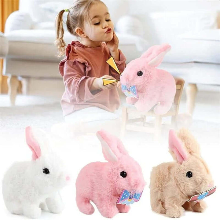 Lapin en peluche interactif - un ami câlin avec des fonctions