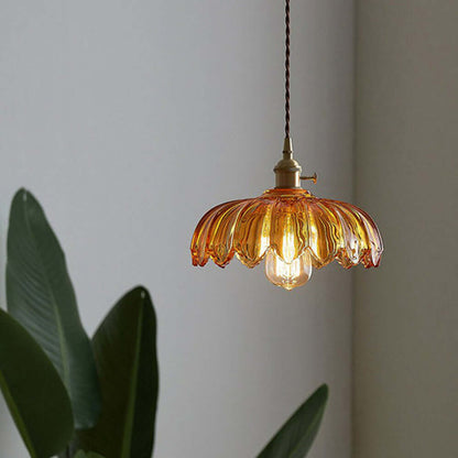 Vintage Glas Hängelampe