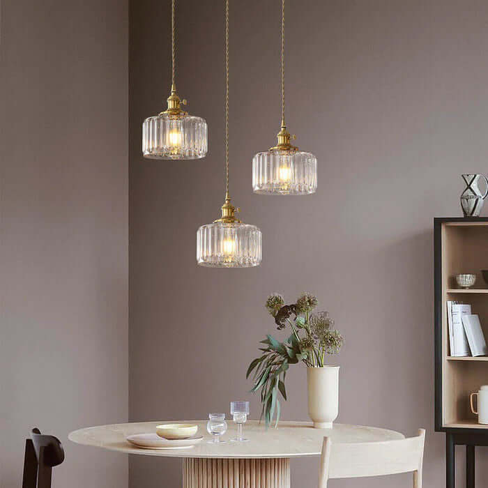 Elegante Vintage Kristallglas Hängelampe