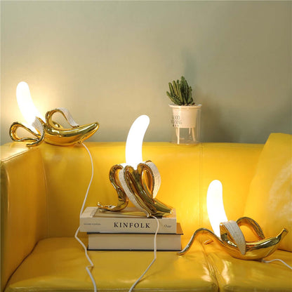 Art Deco Tischlampe Bananen Design