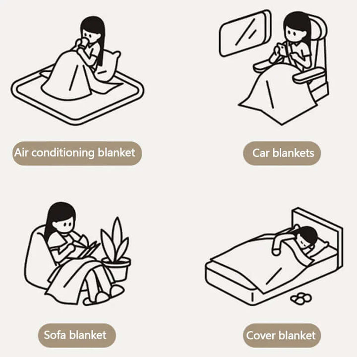 Kuscheldecke Komfortdecke Plüschdecke