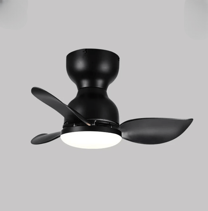 Moderner 46cm Deckenventilator mit LED-Licht
