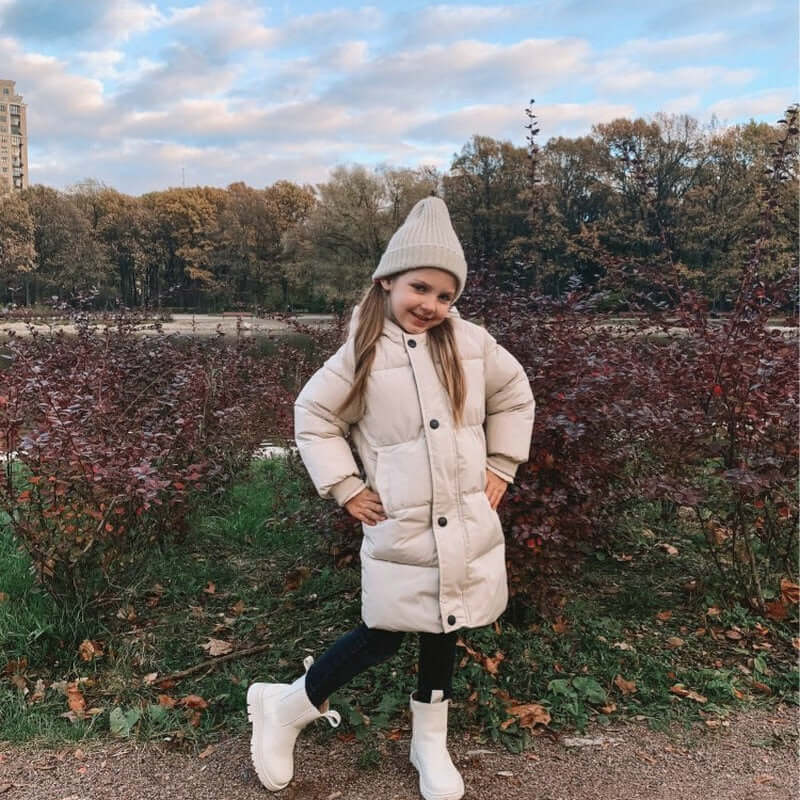 Warme Damen Winterjacke mit Kapuze - Wasserabweisend & Winddicht