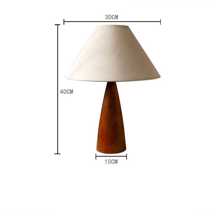 Massivholz Tischlampe im Jahrhundert Stil