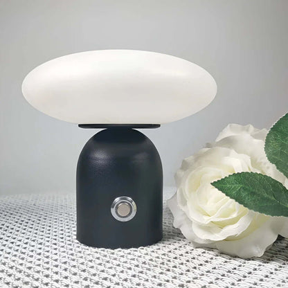 Lampe de table LED scandinave design champignon à piles Nordic