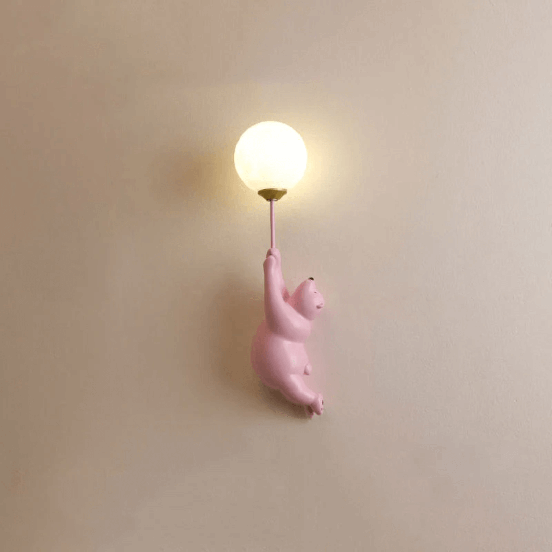 LED-Wandleuchte Bär Design Kinderzimmer