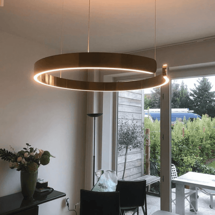 Suspension annulaire LED moderne
