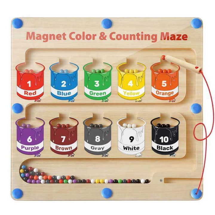 Farbenfrohes Magnetisches Zählspiel für Kinder