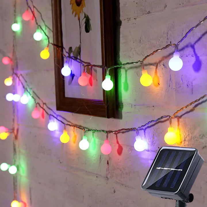Solar Lichterkette Außen - Partybeleuchtung Solar