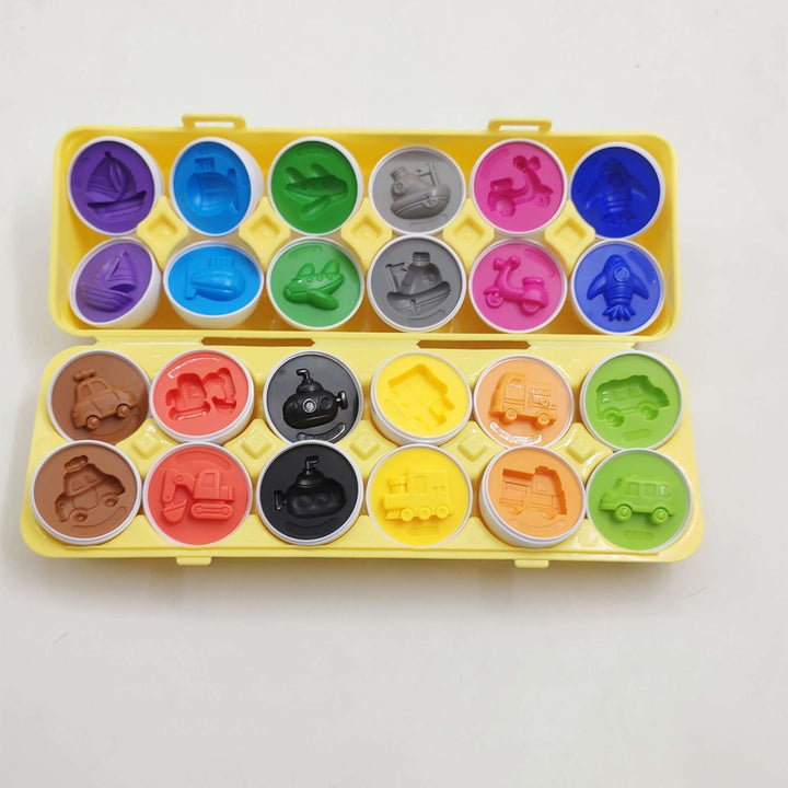 Lernspiel-Eier Set - Farben & Formen für Kleinkinder