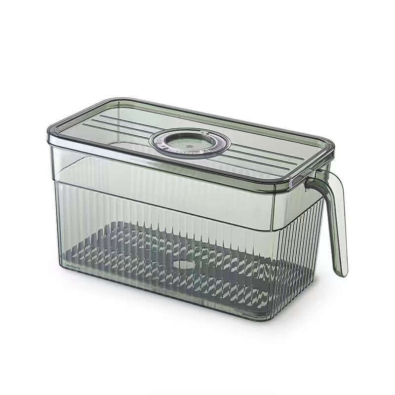 Boîte de rangement pour réfrigérateur - Empilable, transparente