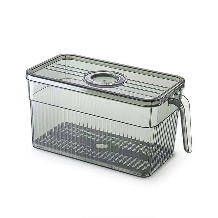 Boîte de rangement pour réfrigérateur - Empilable, transparente