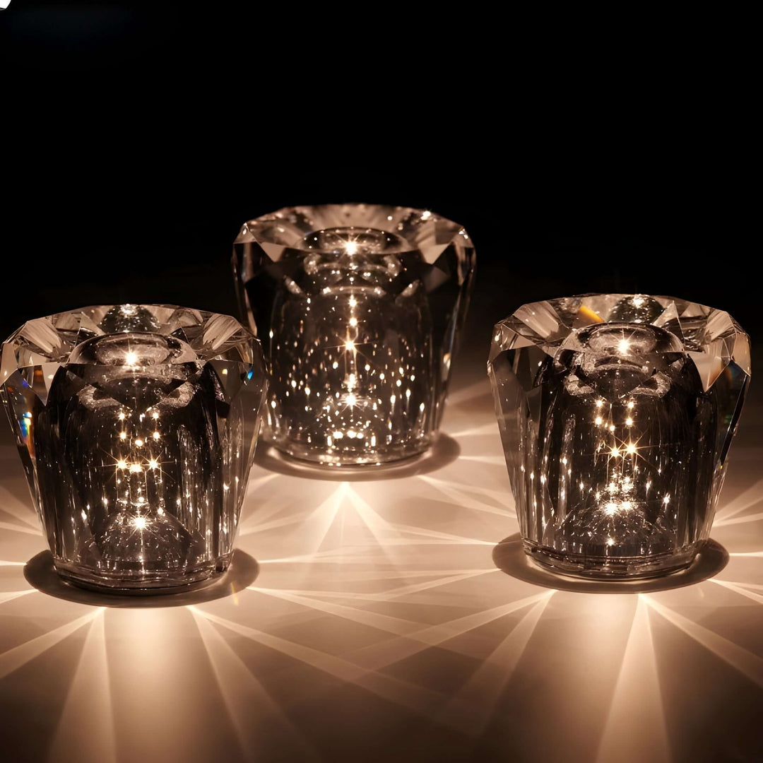 LED Kristall Diamant Tischlampe