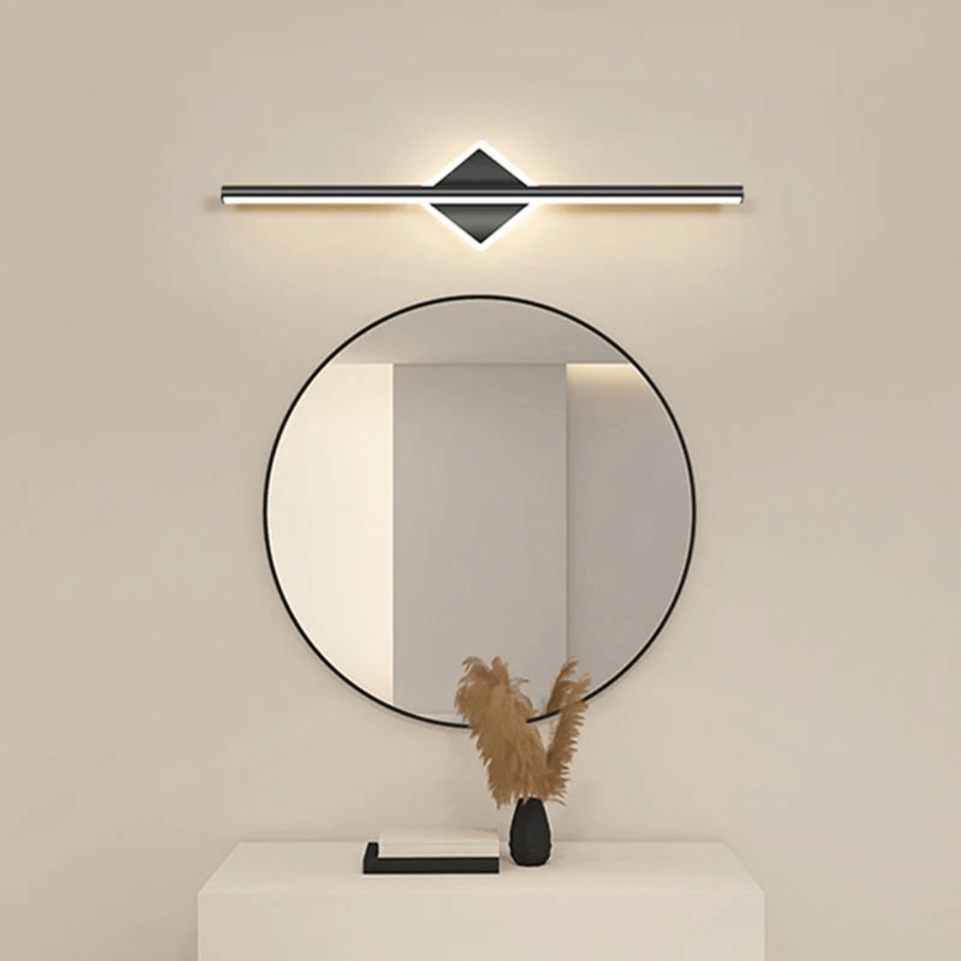 LED Wandleuchte Modern Schwarz - Gold 3 Lichtfarben