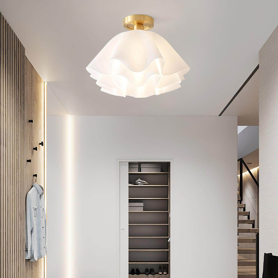 Plafonnier moderne en cuivre