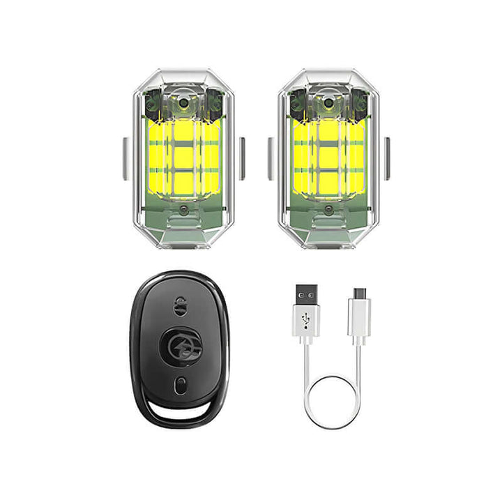 LED Taschenlampe, 7 Farben, 7 Modi, Wasserdicht