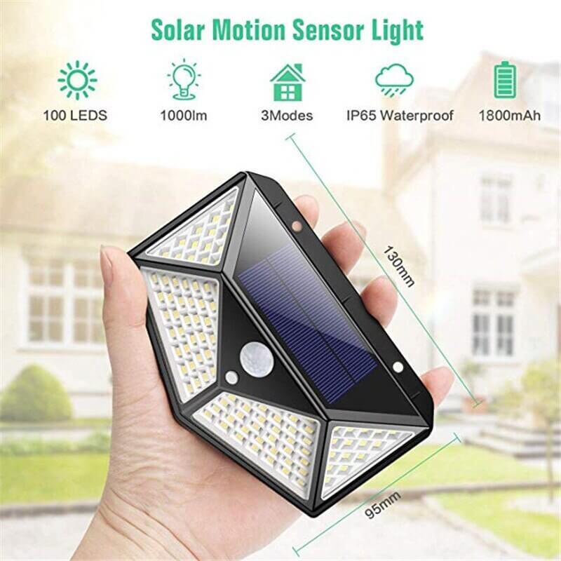Solar Gartenleuchte mit Bewegungsmelder