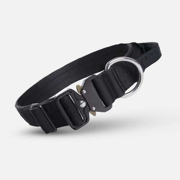 Collier tactique pour chien avec poignée - Robuste et sûr
