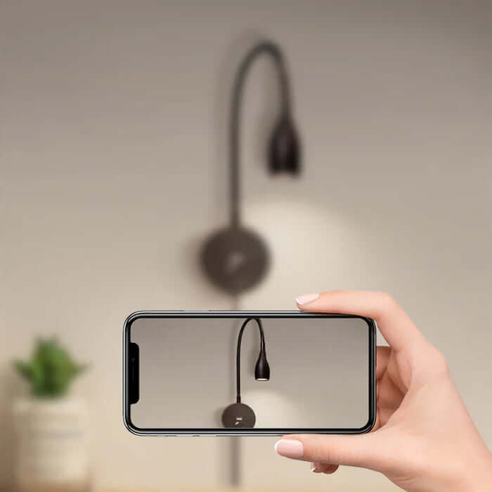 Drahtlose LED-Wandleuchte mit Touch-Sensor