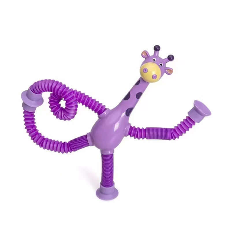 Flexibles Giraffenspielzeug mit Saugnapf