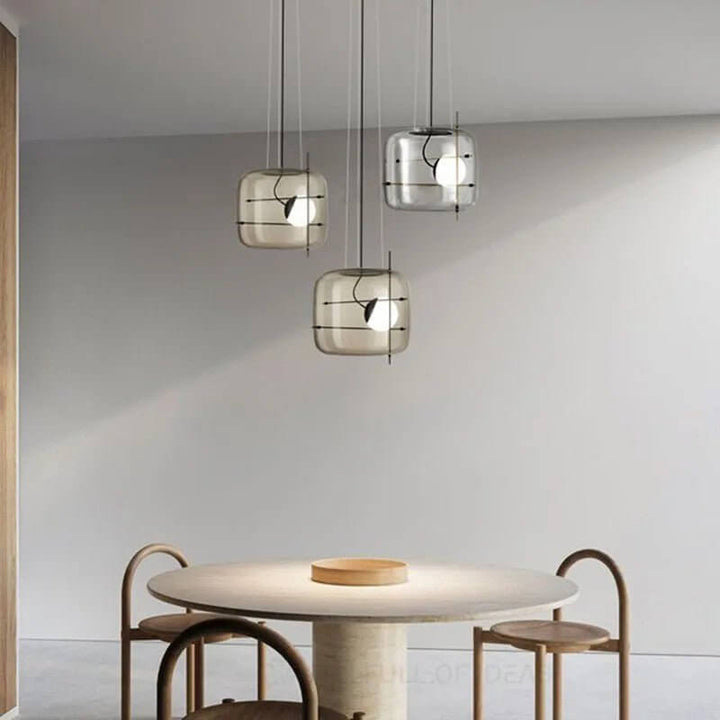Moderne Glas Pendelleuchte Ø 30cm