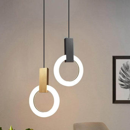Moderne LED Ring Pendelleuchte