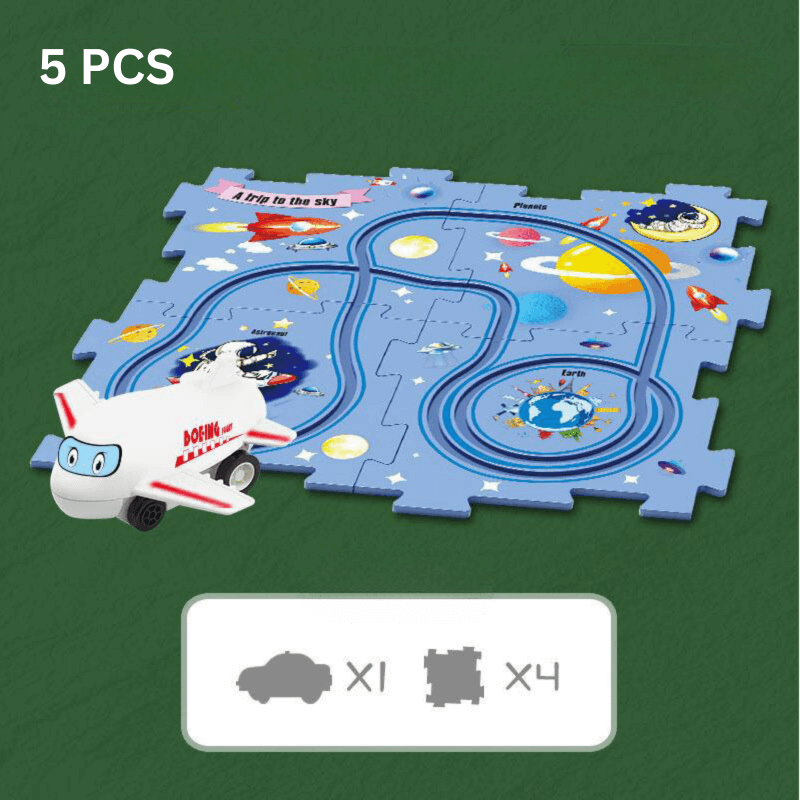 Kinder-Rennspielzeug: Kreativ-Puzzle
