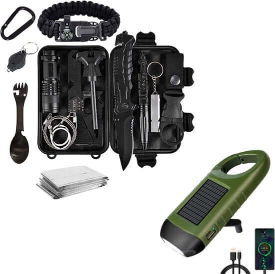 15-in-1 Notfallset für Outdoor & Survival