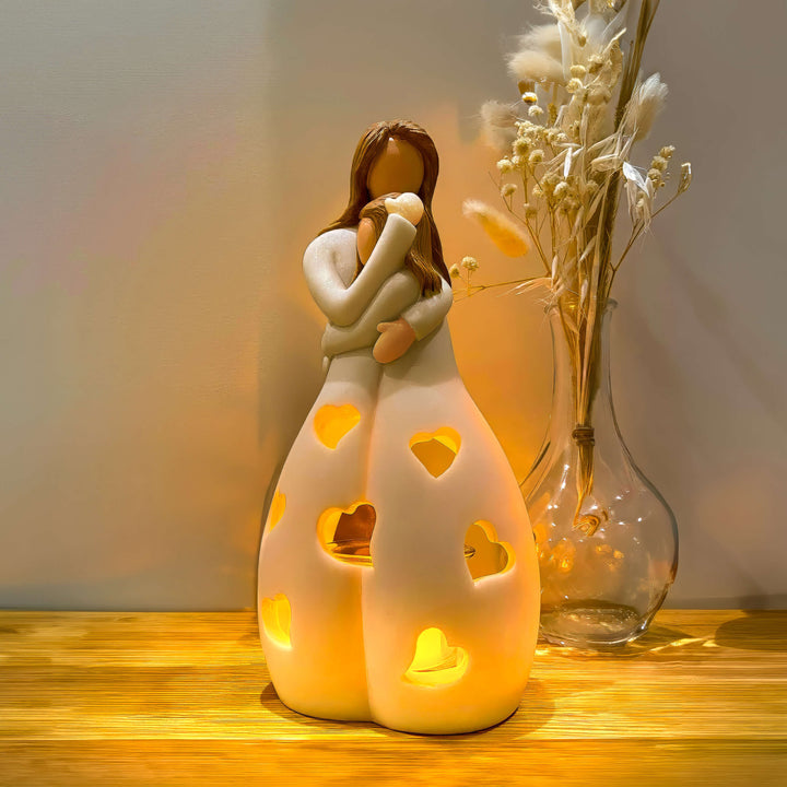 Dekorative Liebeslicht Lampe, 22cm, Beige