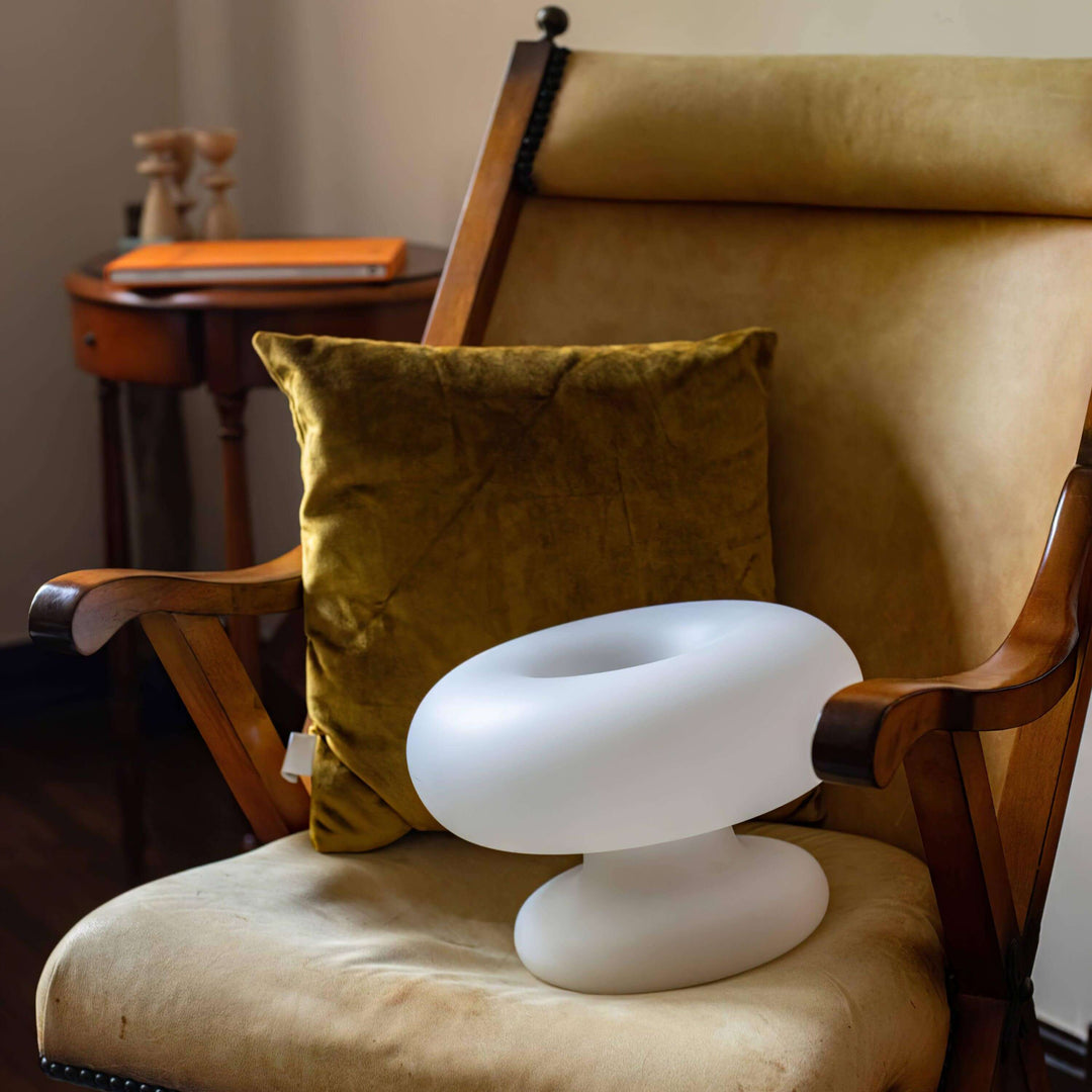 Lampe de table Donut design moderne éclairage intérieur LED