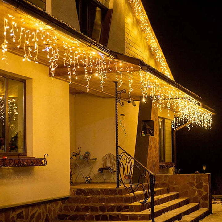 LED Eiszapfen Lichterkette 4,8m