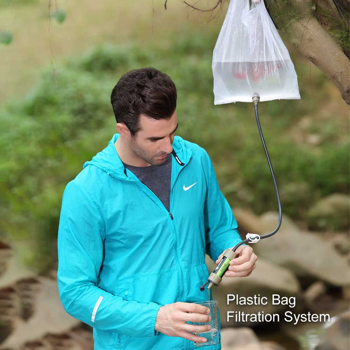 Tragbares Wasserfiltersystem für sauberes Trinkwasser