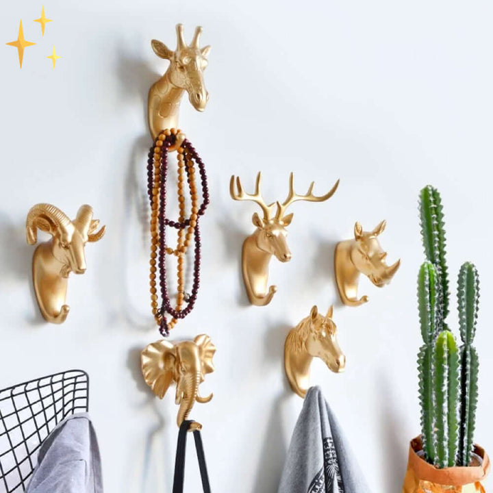 Dekorative Tier Wandhaken Gold