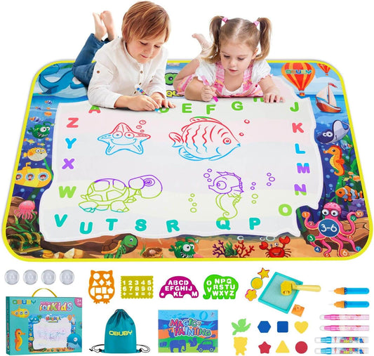Wassermalmatte für Kinder - Kreative Malunterlage 100x80cm