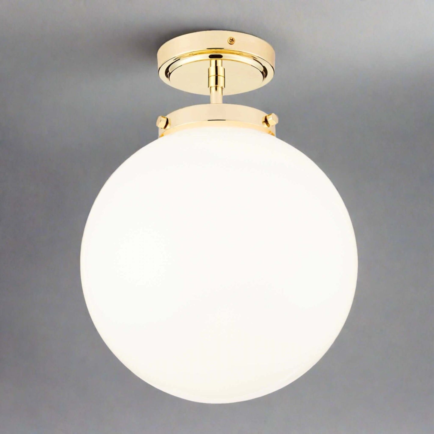 Plafonnier sphérique moderne pour salle de bain