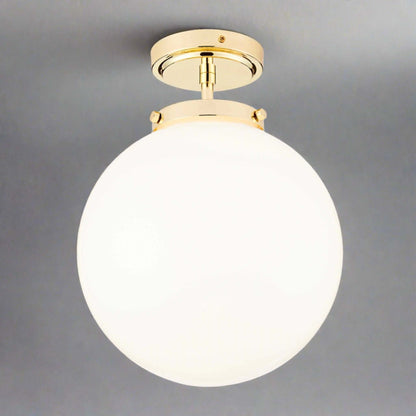 Plafonnier sphérique moderne pour salle de bain