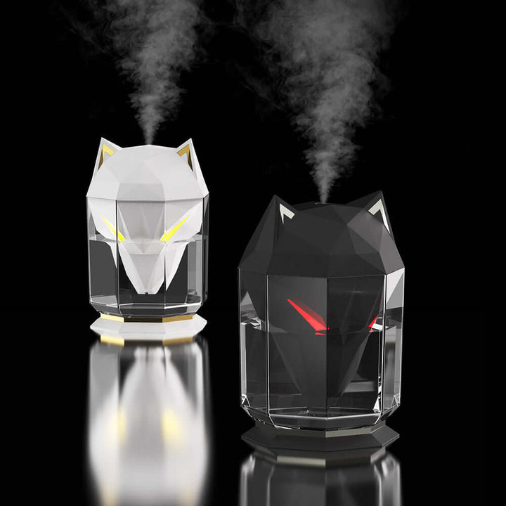Humidificateur veilleuse tête de loup
