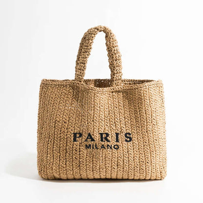 Sac à bandoulière tissé à la main pour femme