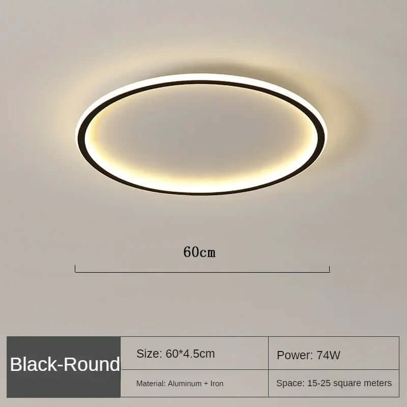 Plafonnier LED scandinave - Rond moderne