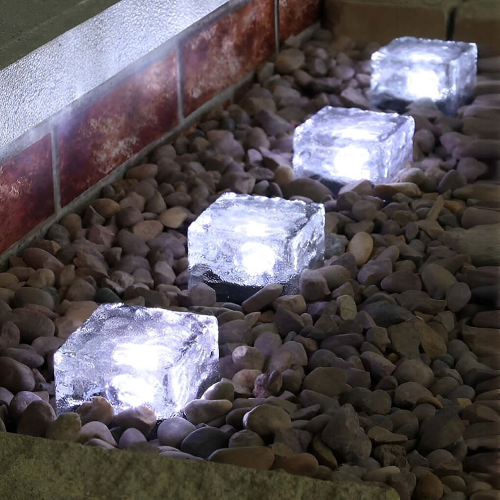Lampe solaire, carrée
