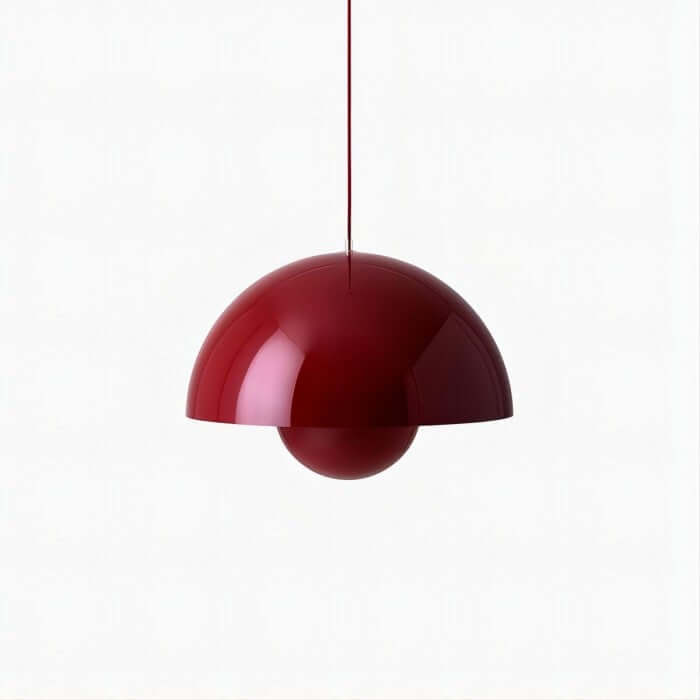 Suspension design macaron bourgeon de fleur