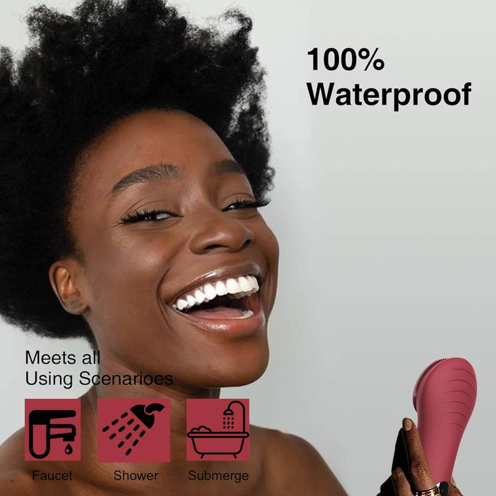 Aufladbare Gesichtsreinigungsbürste, Wasserdicht