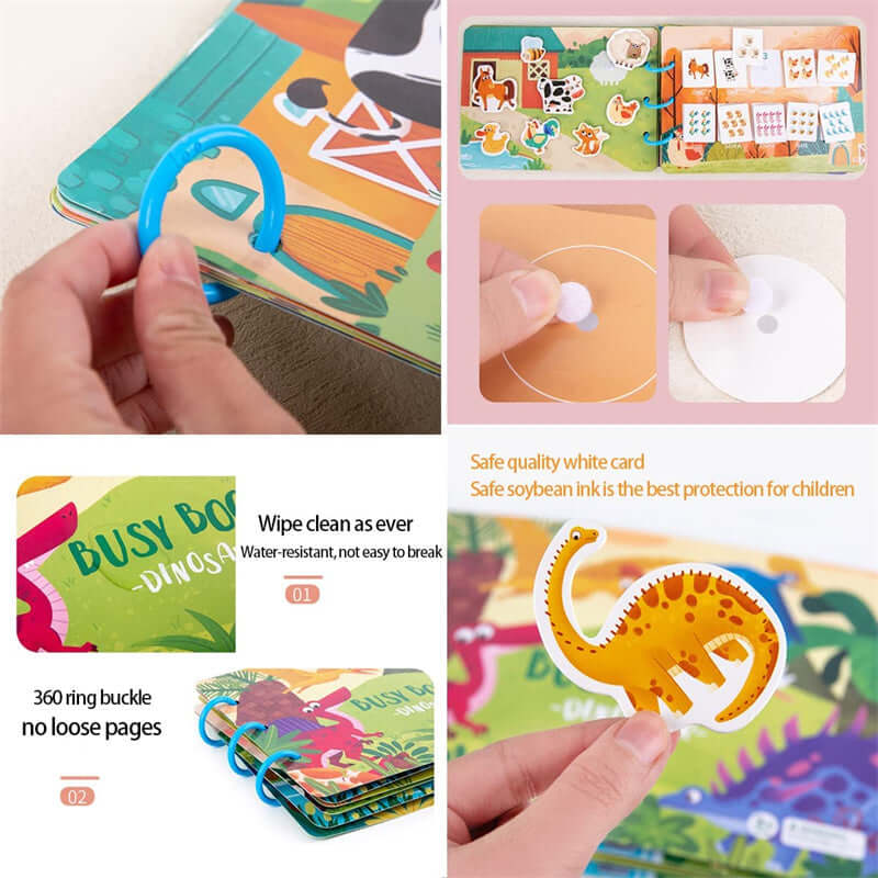 Montessori Aktivitätsbuch für Kinder - Lernspaß durch Spielen