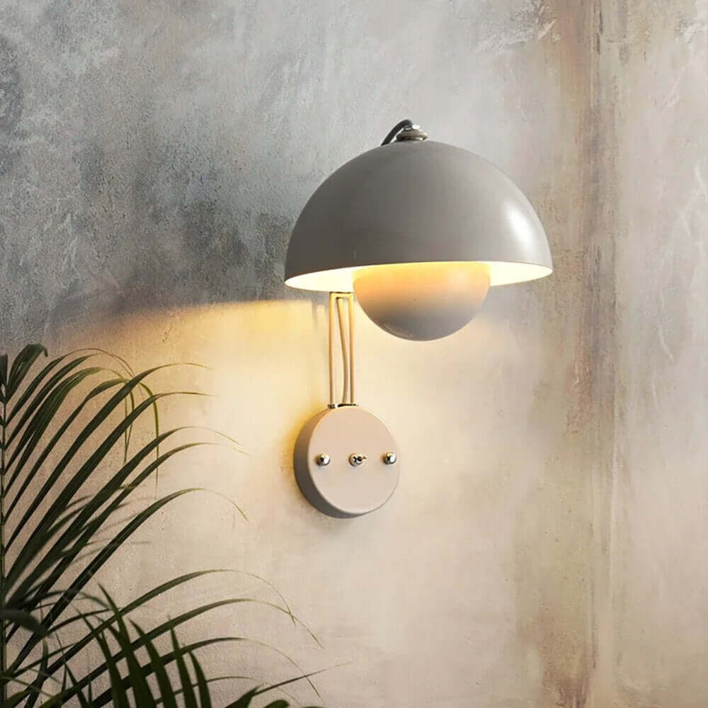 Moderne LED-Wandleuchte Blume