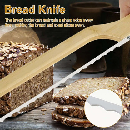 Brotmesser mit Holzgriff - Perfekte Scheiben
