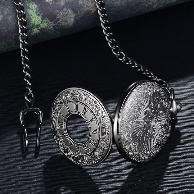 Elegante Vintage Taschenuhr mit Kette