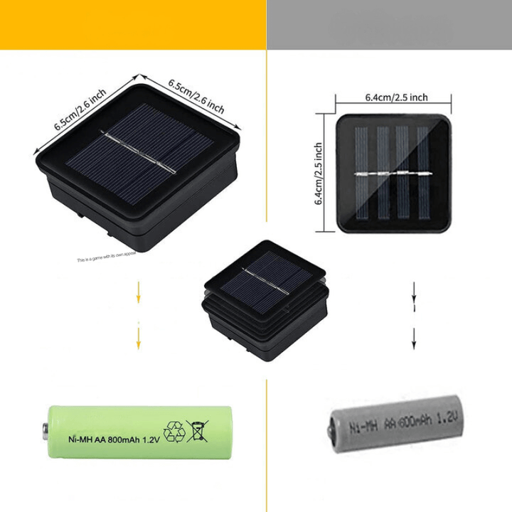 Wasserfeste Solar-Lichterkette Marokkanischer Stil